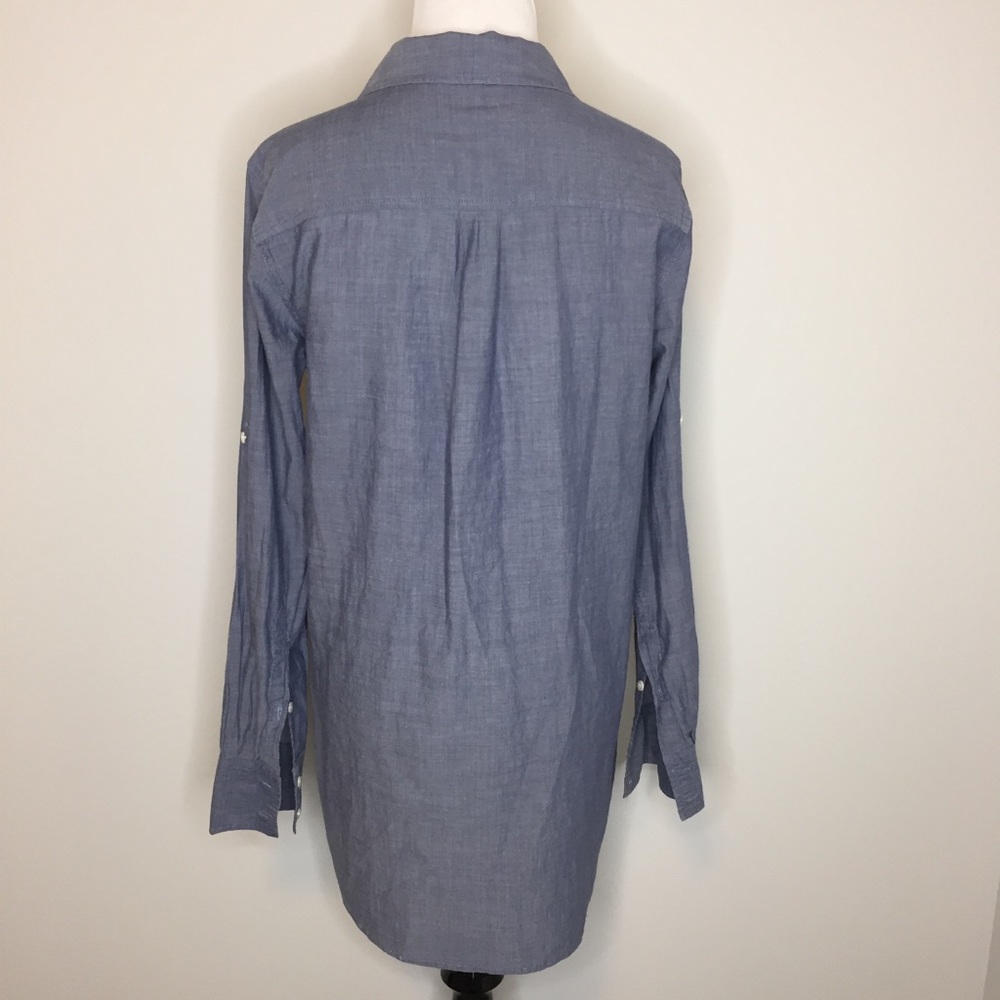 J. Crew Chambray Popover Tunic - Small - Picture 5 of 8